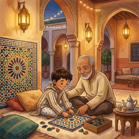 Illustration of The Son Who Found His Rhythm