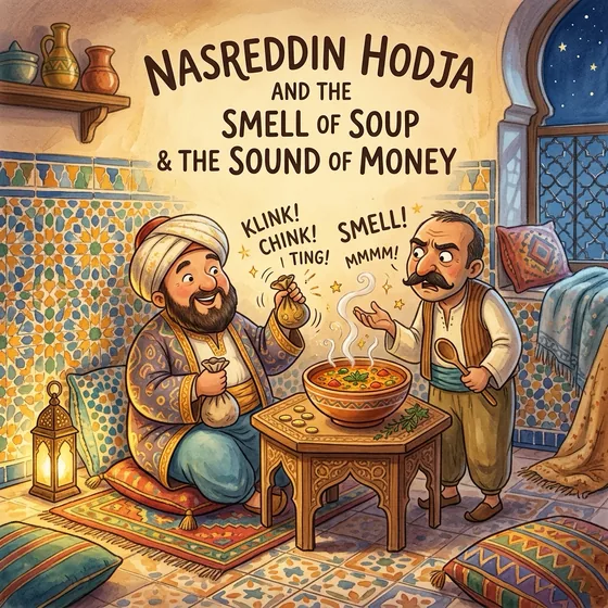 Illustration of Joha et l'odeur de soupe
