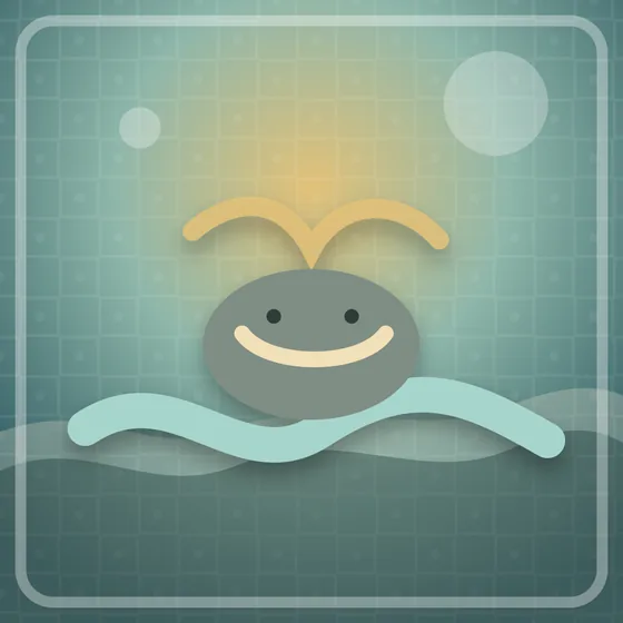 Illustration of The Gentle River Stone That Forgave