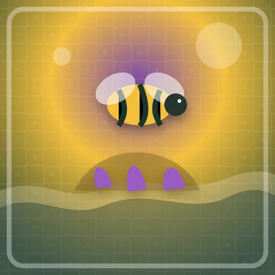 Illustration of L'abeille et le safran de Taliouine