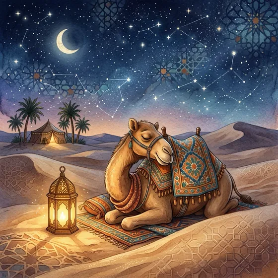 Illustration of The Camel and the Journey of Trust