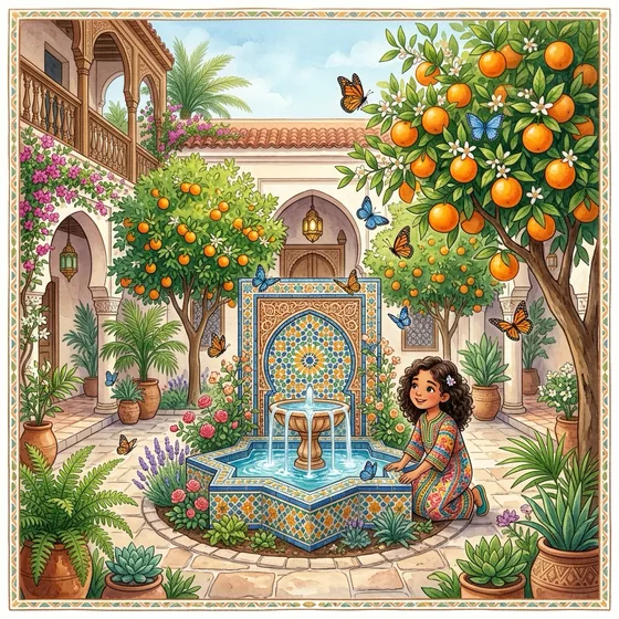Illustration of L'oranger du jardin